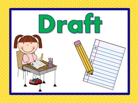 Writing rough drafts helps you quickly get your story down on pages. Drafting