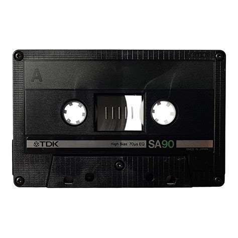 TDK SA90 '80s era chrome blank audio cassette tapes - Retro Style Media