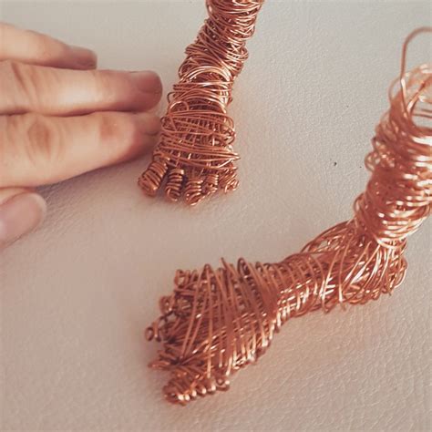 Copper Wire Sculpture By Artist Felicity Cavanough A Detail Of The