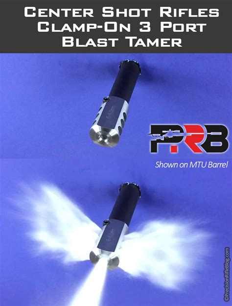 Center Shot Rifles Blast Tamer Muzzle Brake PrecisionRifleBlog