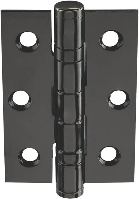 Smith And Locke Grade 7 Ball Bearing Hinges Black 76 X 51mm 2 Pack Uk Diy And Tools