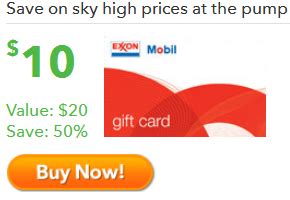 Fill your cart with color today! Back Again - $10 for a $20 Exxon Mobil Gift Card ...