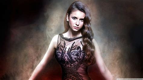 Hd Wallpaper Nina Dobrev Women Actress Brunette The Vampire
