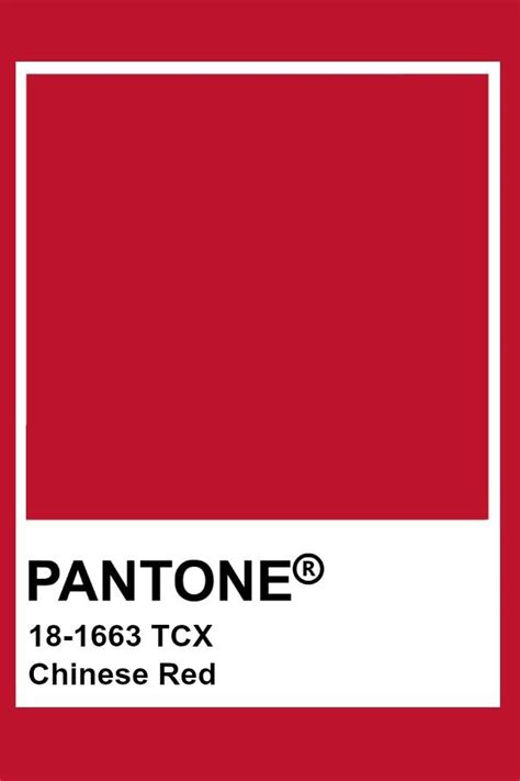 Pantone Chinese Red Pantone Red Pantone Colour Palettes Pantone Color
