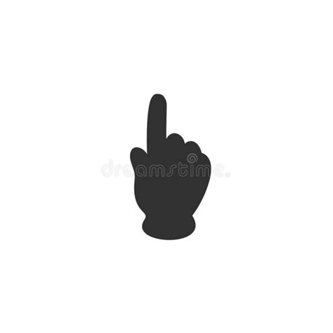 Click Icon Hand Icon Pointer Stock Vector Illustration Isolated On