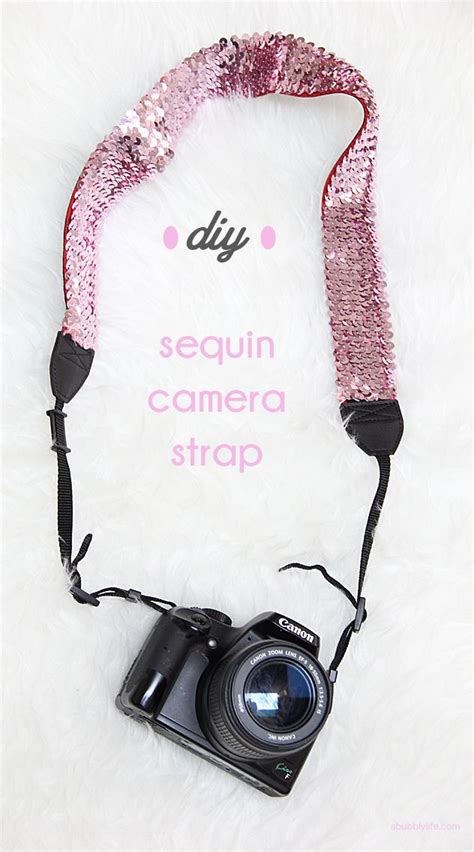Diy Sequined Camera Strap For Less Than 5 A Bubbly Life Camera