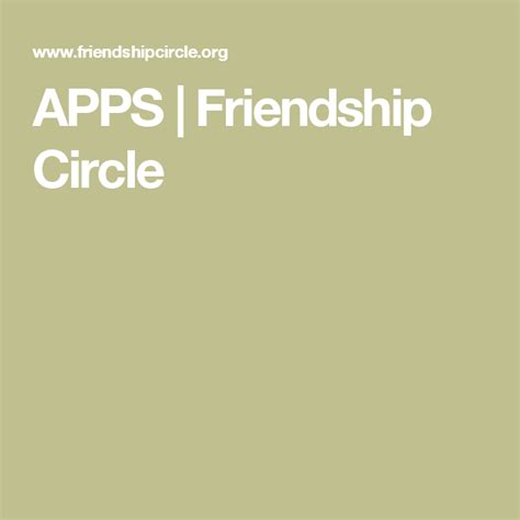 Online Friendship Circle Online Friendship Friendship Circle
