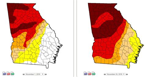 Novembers Dry Conditions Expand Drought Across Georgia Climate And