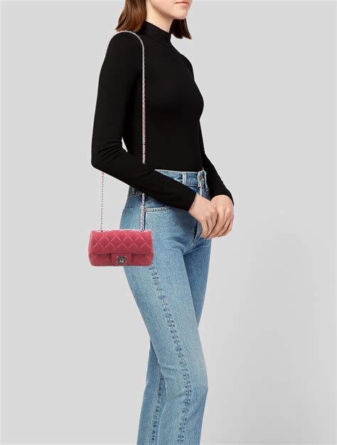 Chanel Classic Extra Mini Single Flap Bag Pink Mini Bags Handbags
