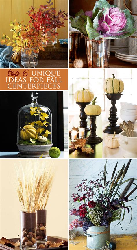 Top 6 Unique Fall Wedding Centerpiece Ideas