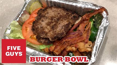 Five Guys Burger Bowl - YouTube