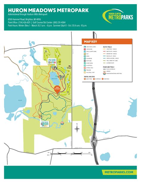 Park Maps Huron Clinton Metroparks
