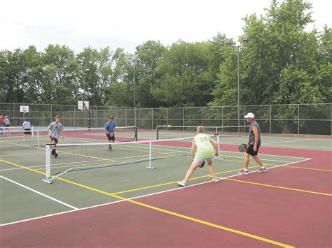 Tennis court markings the white lines that mark the court also have standard thicknesses. Pickleball, tennis players clash on courts | News, Sports ...