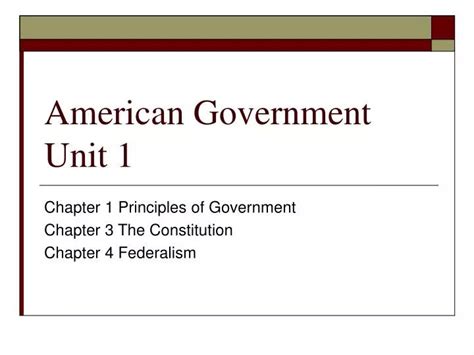 Ap Government Unit 1 Powerpoint