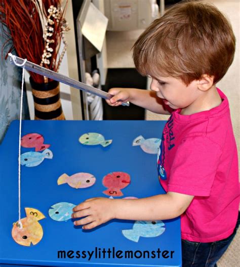 Magnetic Fishing Number Game Messy Little Monster