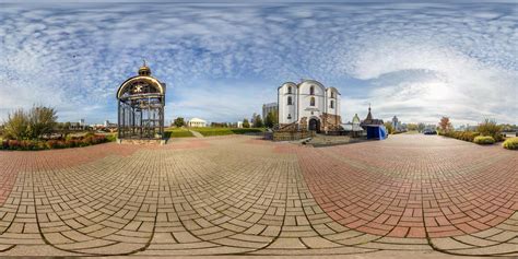 Vitebsk Belarus August 2018 Full Seamless Spherical Hdri Panorama