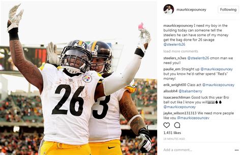 Maurkice Pouncey Offers Bell Some Of His Salary If He Attends Camp
