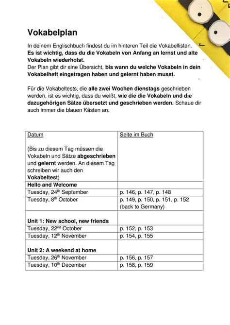 Suchen sie nach dem abschnitt, zu dem sie argumentativ stellung beziehen sollen. Vokabel-Lernplan - Unterrichtsmaterial in den Fächern ...
