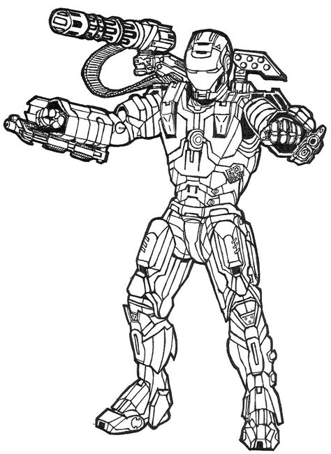 While many of these features are based on elements that originally appeared in the american comic books published by marvel comics, some features were created specifically for the mcu. war machine James Rupert Rhodes | Coloriage star wars ...
