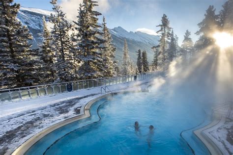 Sources Thermales Upper Hot Springs De Banff Ouest Canadien