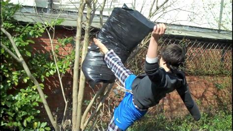 Make the sand bags / sawdust bags ready. Homemade Punching Bag - YouTube