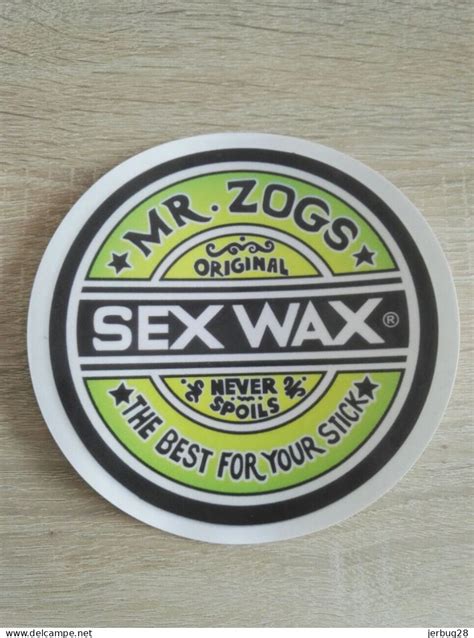 Autocollants Autocollant Sticker Sex Wax Mr Zogs Surf