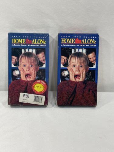 Lot Of 2 Home Alone Vhs 1991 Brand New Sealed Pepsi Logo Rare 1