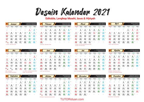 Detail Template Kalender 2021 Koleksi Nomer 11