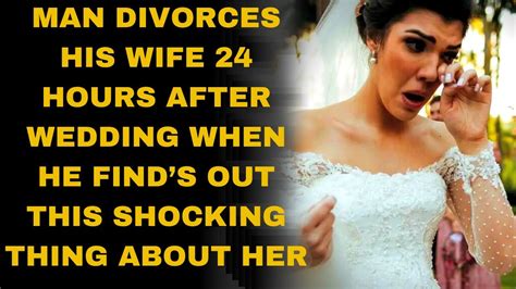 Man Divorces His Wife Hours After Wedding When He Finds Out This