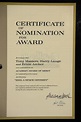 Art Direction Academy Award Certificate of Nomination | Prop Store ...