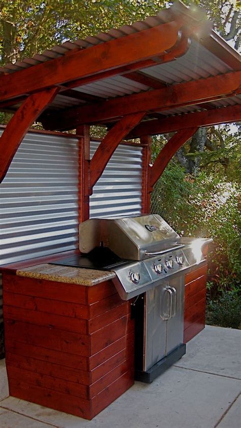 Gorgeous DIY Outdoor Kitchen Designs On A Budget Outdoor Kitchen Grill Backyard Backyard