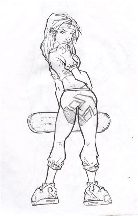 Skater Girl By Chicles On Deviantart