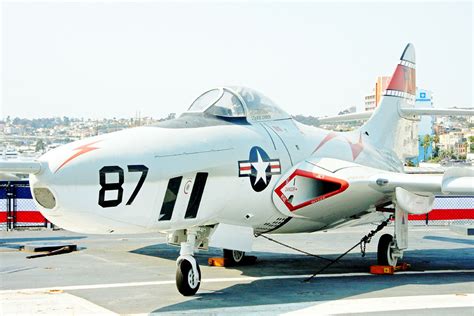 Grumman F9f 8p Cougar 141702 Us Navy Midway Air Muse Flickr