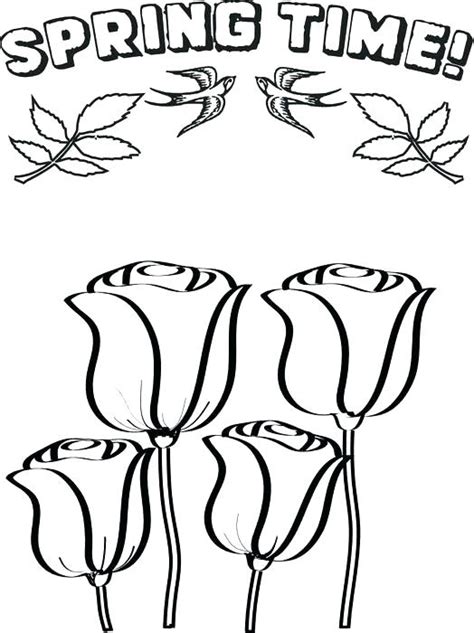 Free spring coloring pages to print and download. Spring Flowers Coloring Pages Printable at GetColorings ...