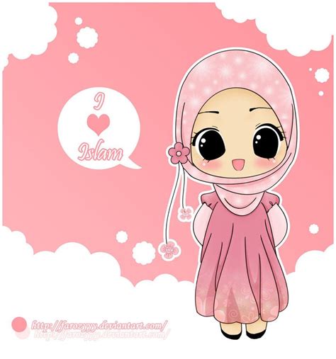 Gambar kartun muslimah mengaji logo mmbg pinterest muslim islam and. Gambar Kartun Muslimah Untuk Foto Profil | Top Gambar