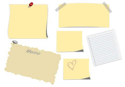 Notes Taped And Pinned Up Clipart Free Download Transparent Png
