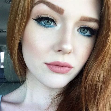 Makeup for red hair pale skin blue eyes. Vedi la foto di Instagram di @anastasiabeverlyhills • Make ...