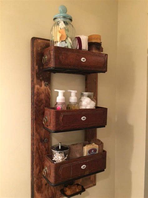 By painting the shelves the same color as the wall, the eye is not immediately drawn to them and they don't feel overwhelming. Replace Your Bathroom Shelves With These 13 Creative Ideas ...