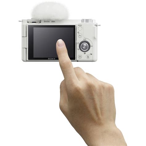 Sony Zv E10 Mirrorless Camera With 16 50mm Lens White Ilczv E10lw