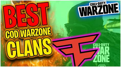 Top 5 Clans In Cod Warzone Youtube
