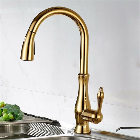 Brushed Brass Kitchen Faucet Polished Schmidt Gallery Design
