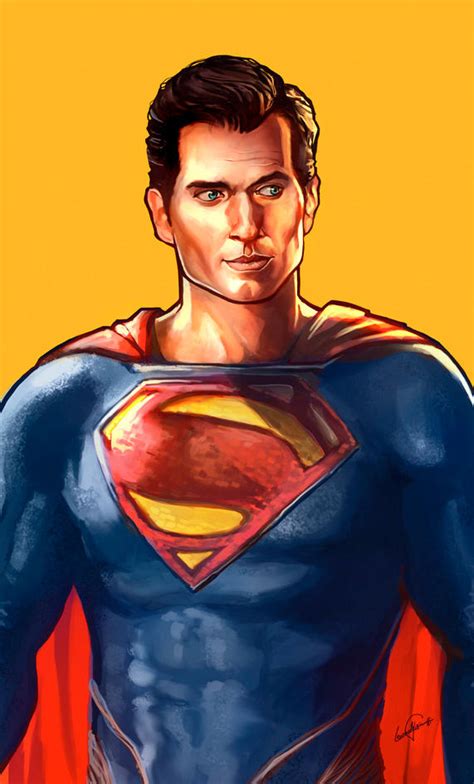 Henry Cavill Man Of Steel Superman Illustration By Le0arts On Deviantart