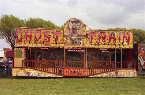 Secret Fun Blog British Ghost Train Facades From The 1970s And 80s Carnival Show Haunted