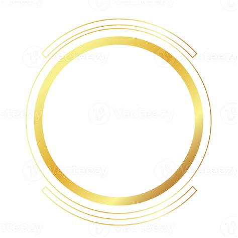 Golden Circle Frame 19646692 Png