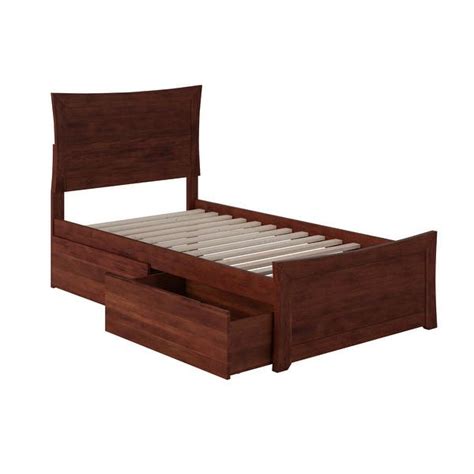 Metro Twin Xl Platform Bed With Matching Foot Board With 2 Urban Bed