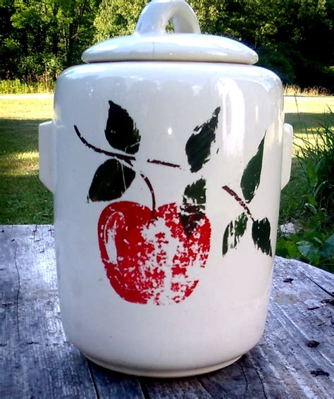 Vintage McCoy cookie jar vintage pottery cookie jar with