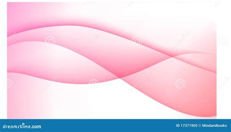 Pink Wave Abstract Background Stock Illustration Illustration Of