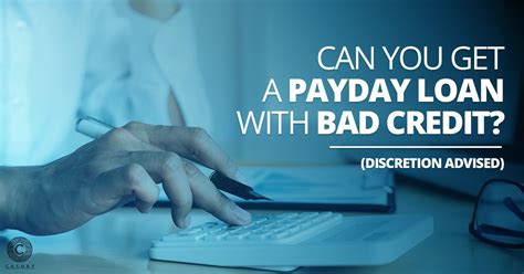 Unsecured loans, sometimes referred to as signature or personal credits, are the most common and most popular loan type that people can encounter from payday direct fast cash without collateral. Can You Get a Payday Loan with Bad Credit? (Discretion Advised) in 2020 | Loans for bad credit ...