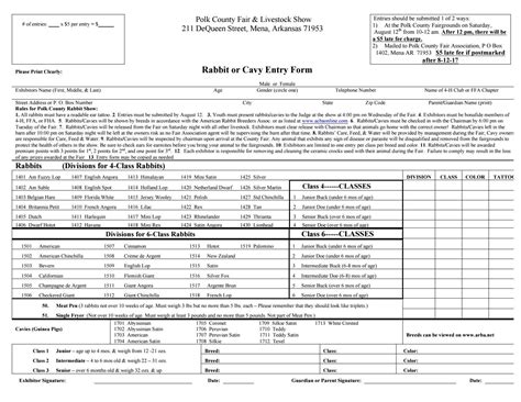 Rabbit Entry Form By The Pulse Issuu