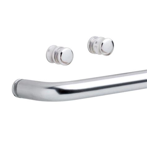 Delta Simplicity 20 In Bathtub And Shower Door Handle And Knobs Sdbr011 Pc